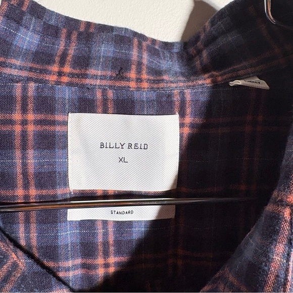 Billy Reid Standard Fit Cotton/Linen Button Down Shirt - Picture 4 of 8